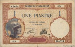 1 Piastre INDOCHINE FRANÇAISE  1927 P.048b TB