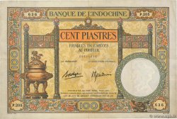 100 Piastres FRANZÖSISCHE-INDOCHINA  1936 P.051d SS