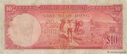 10 Piastres INDOCHINE FRANÇAISE  1946 P.080 TB