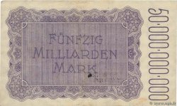 50 Milliards Mark ALLEMAGNE Trier - Trèves 1923  TTB