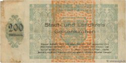 200 Millions Mark GERMANY Gelsenkirchen 1923  VF