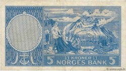 5 Kroner NORVÈGE  1955 P.30a VF-
