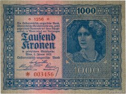 1000 Kronen AUSTRIA  1922 P.078 MBC