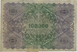 100000 Kronen AUSTRIA  1922 P.081 G