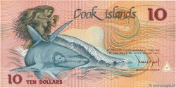 10 Dollars ISOLE COOK  1987 P.04a q.FDC