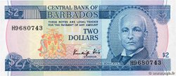 2 Dollars BARBADOS  1986 P.36 UNC