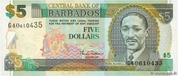5 Dollars BARBADOS  2000 P.61 FDC