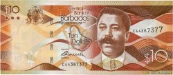 10 Dollars BARBADOS  2013 P.75a UNC-