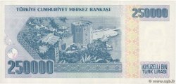250000  Lirasi TURKEY  1998 P.211 UNC