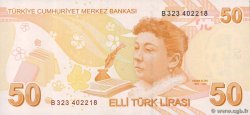 50 Lira TURKEY  2009 P.225b UNC
