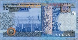 10 Dinars JORDANIEN  2004 P.36b ST