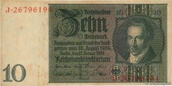 10 Reichsmark GERMANY  1929 P.180a VF