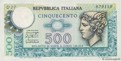 500 Lire ITALIA  1976 P.095 SC+