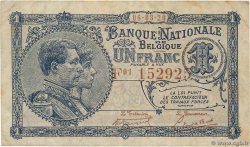 1 Franc BELGIEN  1920 P.092 S