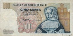 500 Francs BELGIO  1963 P.135a MB