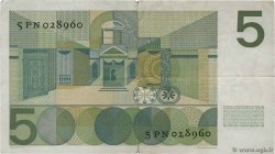 5 Gulden NETHERLANDS  1966 P.090a VF-