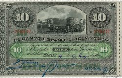10 Pesos CUBA  1896 P.049a