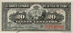 20 Centavos CUBA  1897 P.053a FDC