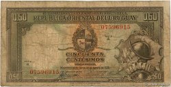 50 Centesimos URUGUAY  1935 P.027a RC
