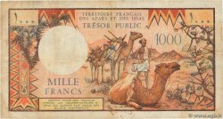1000 Francs FRENCH AFARS AND ISSAS  1975 P.34 MB