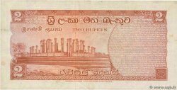 2 Rupees CEYLON  1965 P.062c SS
