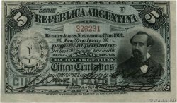 5 Centavos ARGENTINA  1891 P.209 AU
