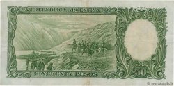 50 Pesos ARGENTINE  1942 P.266a TB