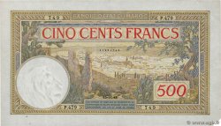 500 Francs MAROKKO  1948 P.15b VZ