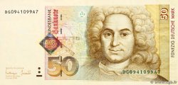 50 Deutsche Mark GERMAN FEDERAL REPUBLIC  1996 P.45 S