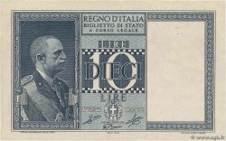 10 Lire ITALY  1944 P.025c AU