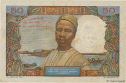50 Francs MADAGASCAR  1950 P.045b BB