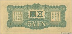 5 Yen CHINA  1940 P.M17a AU-