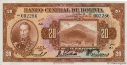20 Bolivianos BOLIVIE  1928 P.122a SPL