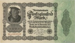 50000 Mark GERMANIA  1922 P.079 AU
