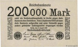 200000 Mark ALLEMAGNE  1923 P.100 pr.NEUF
