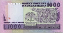 1000 Francs - 200 Ariary MADAGASKAR  1983 P.068b ST