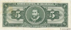 5 Cordobas NICARAGUA  1968 P.116a UNC-