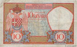 10 Dinara YUGOSLAVIA  1926 P.025 BC