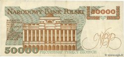 50000 Zlotych POLEN  1989 P.153a SS