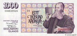 1000 Kronur ISLANDE  1986 P.56a NEUF