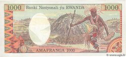 1000 Francs RWANDA  1978 P.14a SPL