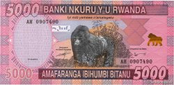 5000 Francs RWANDA  2014 P.41 NEUF