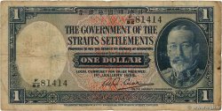 1 Dollar MALAISIE - ÉTABLISSEMENTS DES DÉTROITS  1935 P.16b pr.TB