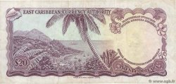 20 Dollars CARAÏBES  1965 P.15f TB