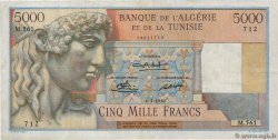 5000 Francs ALGÉRIE  1950 P.109a TTB