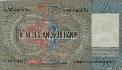 10 Gulden PAYS-BAS  1940 P.056a TB+