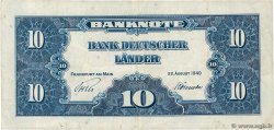 10 Deutsche Mark ALLEMAGNE FÉDÉRALE  1949 P.16a TB+