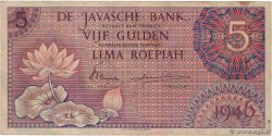 5 Gulden INDES NEERLANDAISES  1946 P.087 TTB