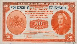 50 Cent INDES NEERLANDAISES  1943 P.110a pr.NEUF