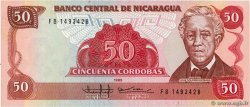 50 Cordobas NICARAGUA  1985 P.153 pr.NEUF